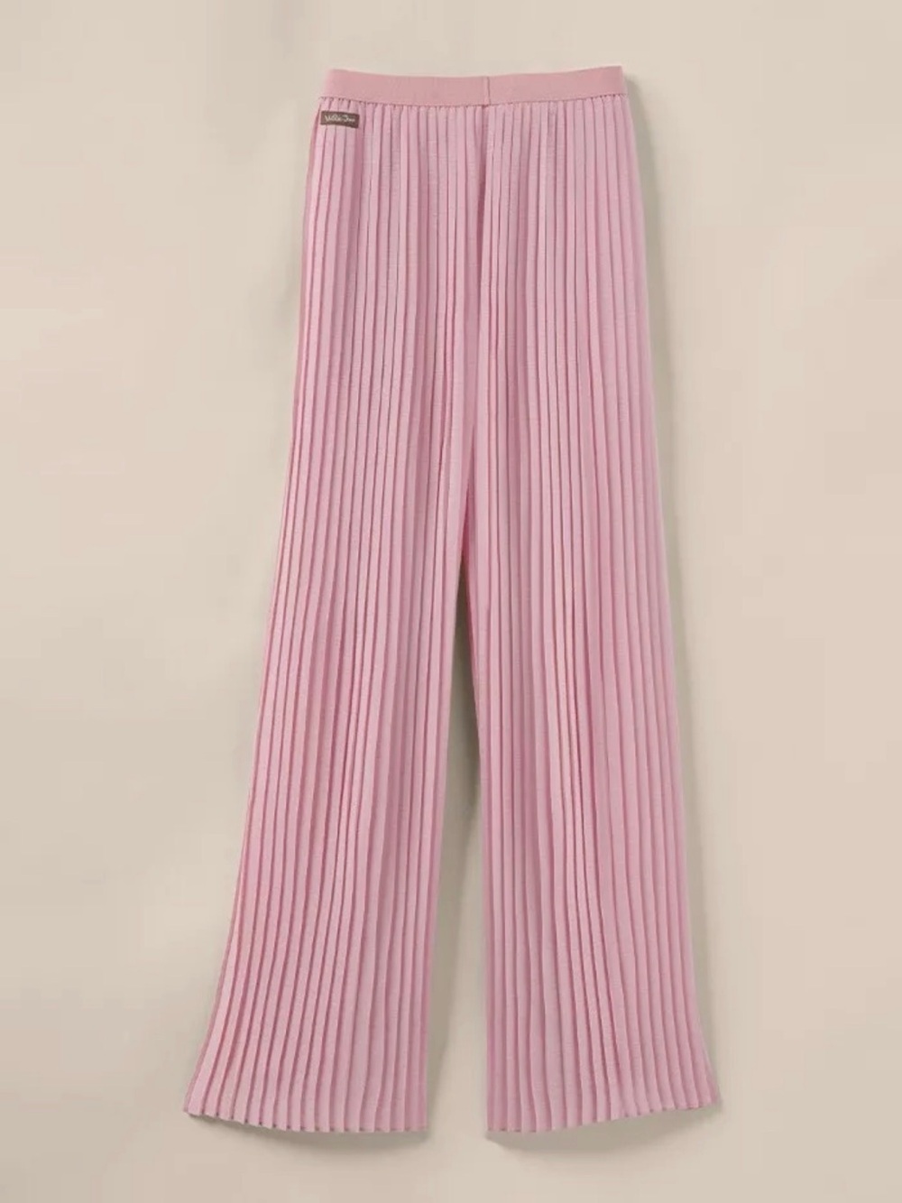 Matilda Jane "Curtain Call" Heart to Heart Pleated Wide Leg Pants Blush Pink (S)